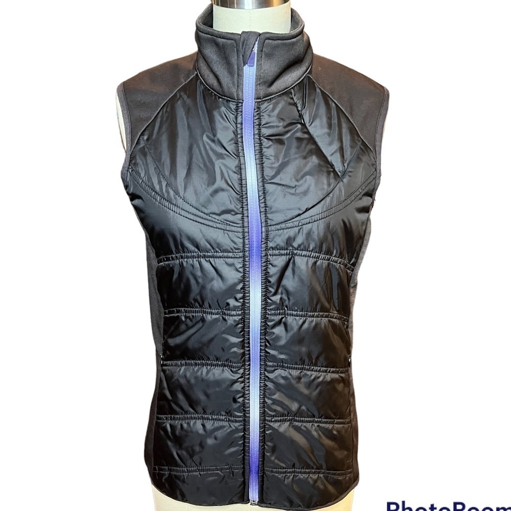 Athleta Black Flashback Embroidered Lightweight P… - image 1